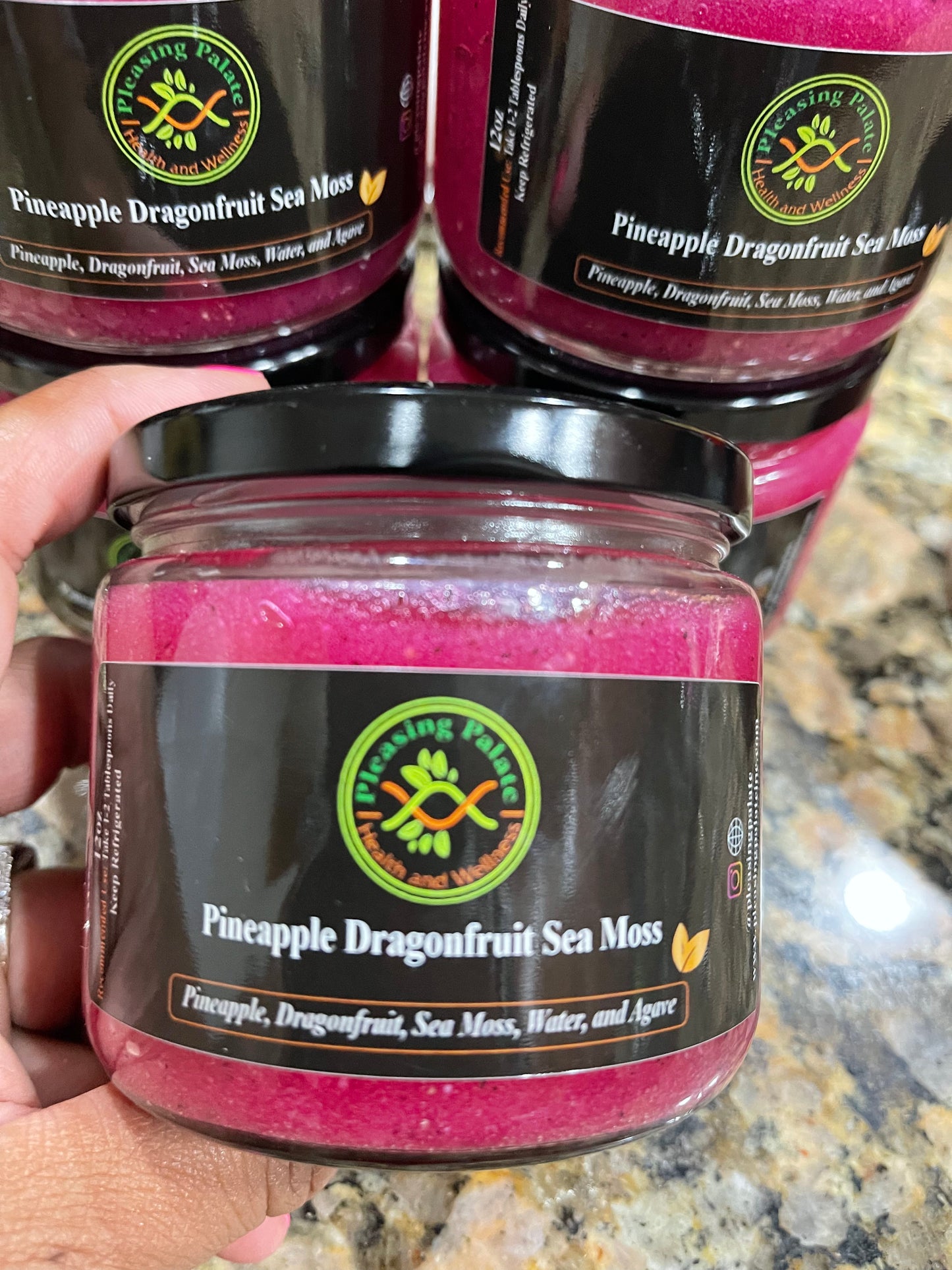 Pineapple Dragonfruit Sea Moss Gel