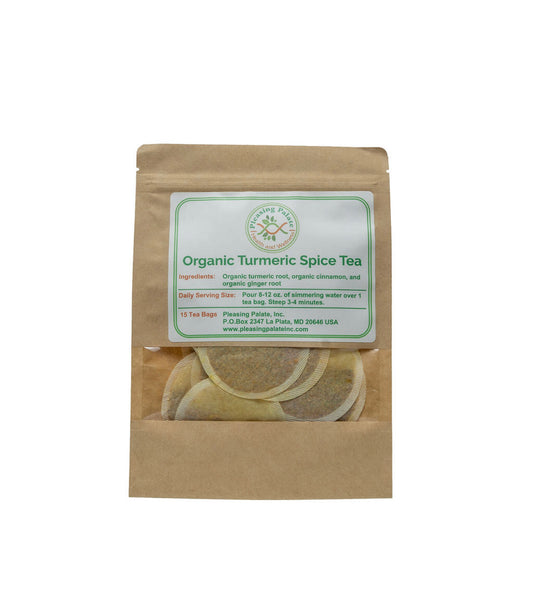 Organic Turmeric Spice Blend Tea Bags